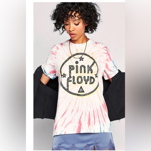 Daydreamer Pink Floyd Eclipse Tie-Dye Weekend Band Tee Preloved - Picture 3 of 8
